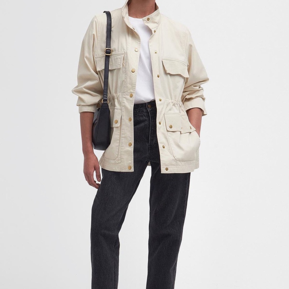 Barbour Cream Utility Jacket